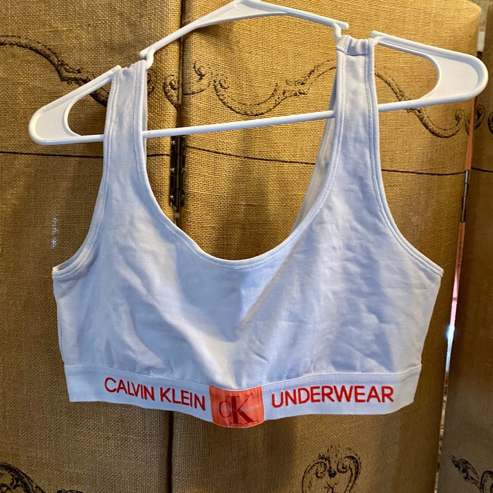 Lavender Calvin Klein bralette